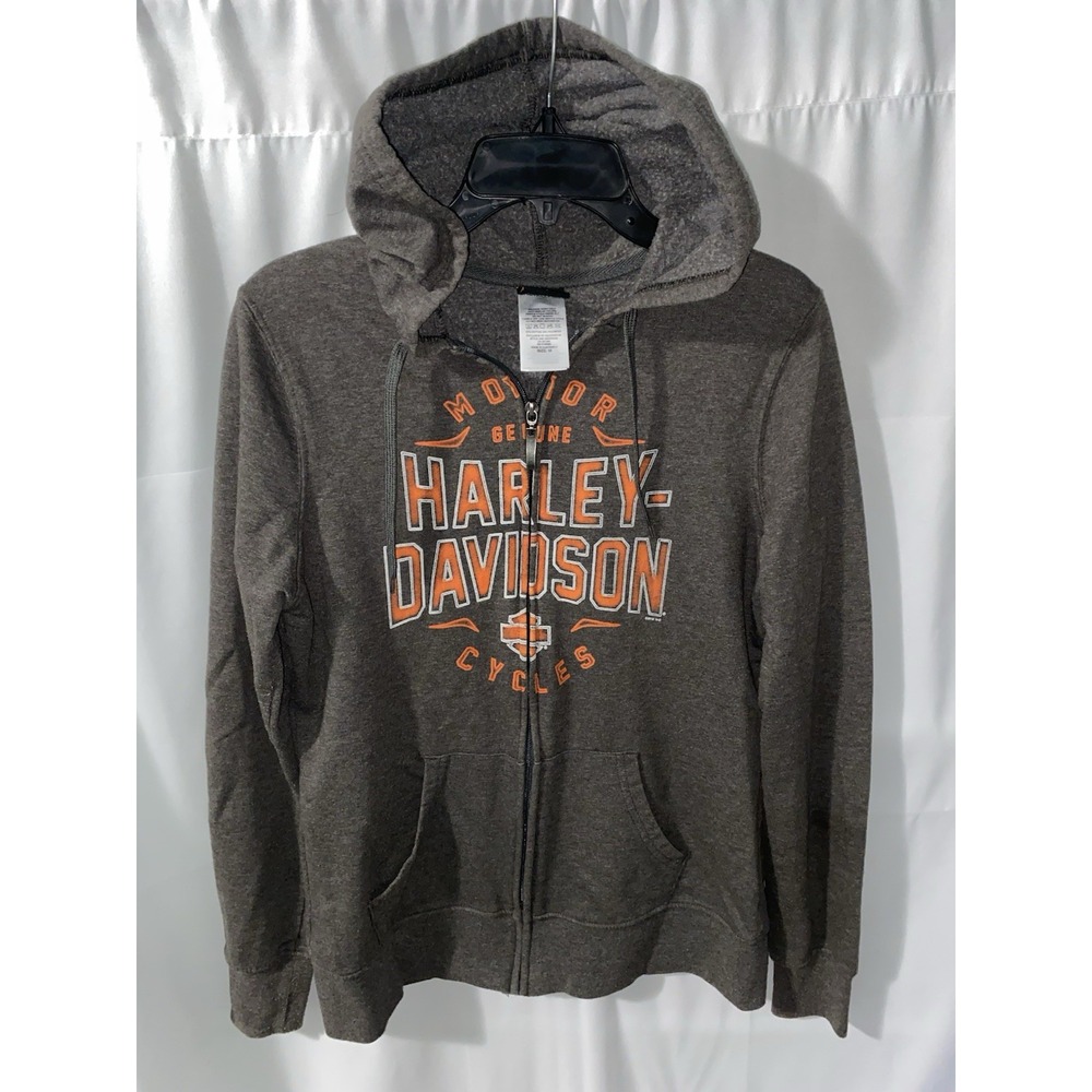 Harley Davidson Motorcycles Full Zip Hoodie‎ Womens Medium Manheim PA